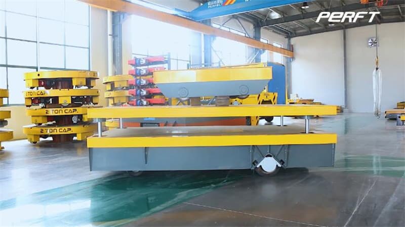 heavy duty die carts with integrated screw jack lift table 20 tons